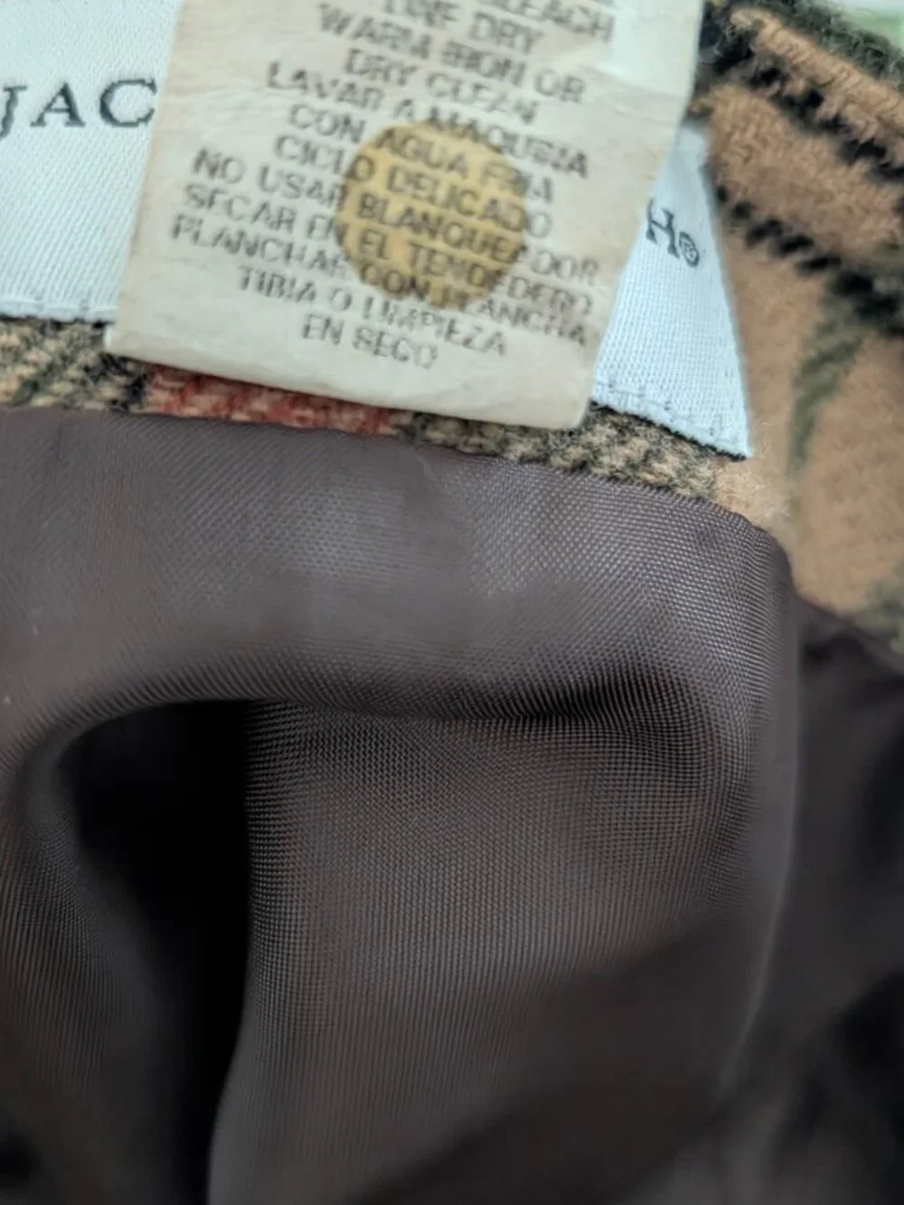 Jaclyn Smith heritage plaid